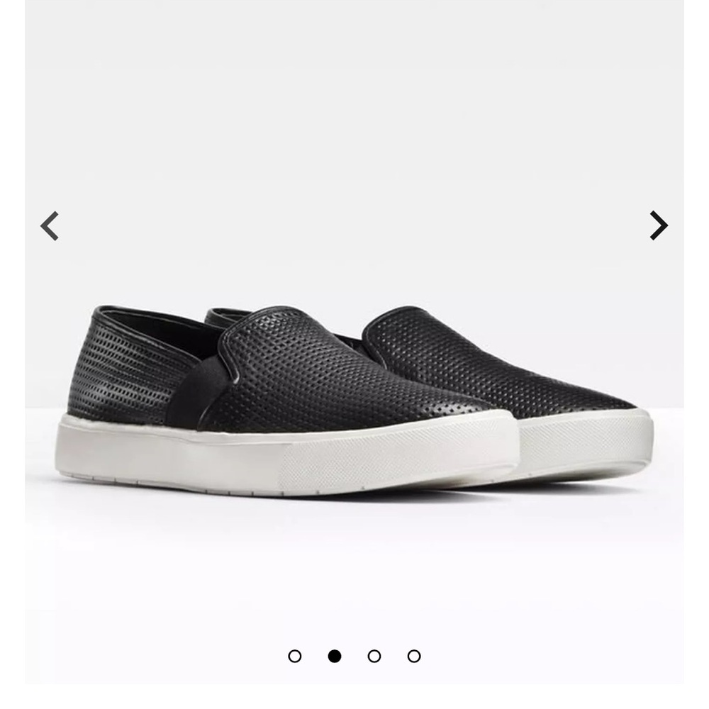VINCE Perforated Leather Blair Sneaker, NEW. 
Style # 52862 - Picture 2 of 11